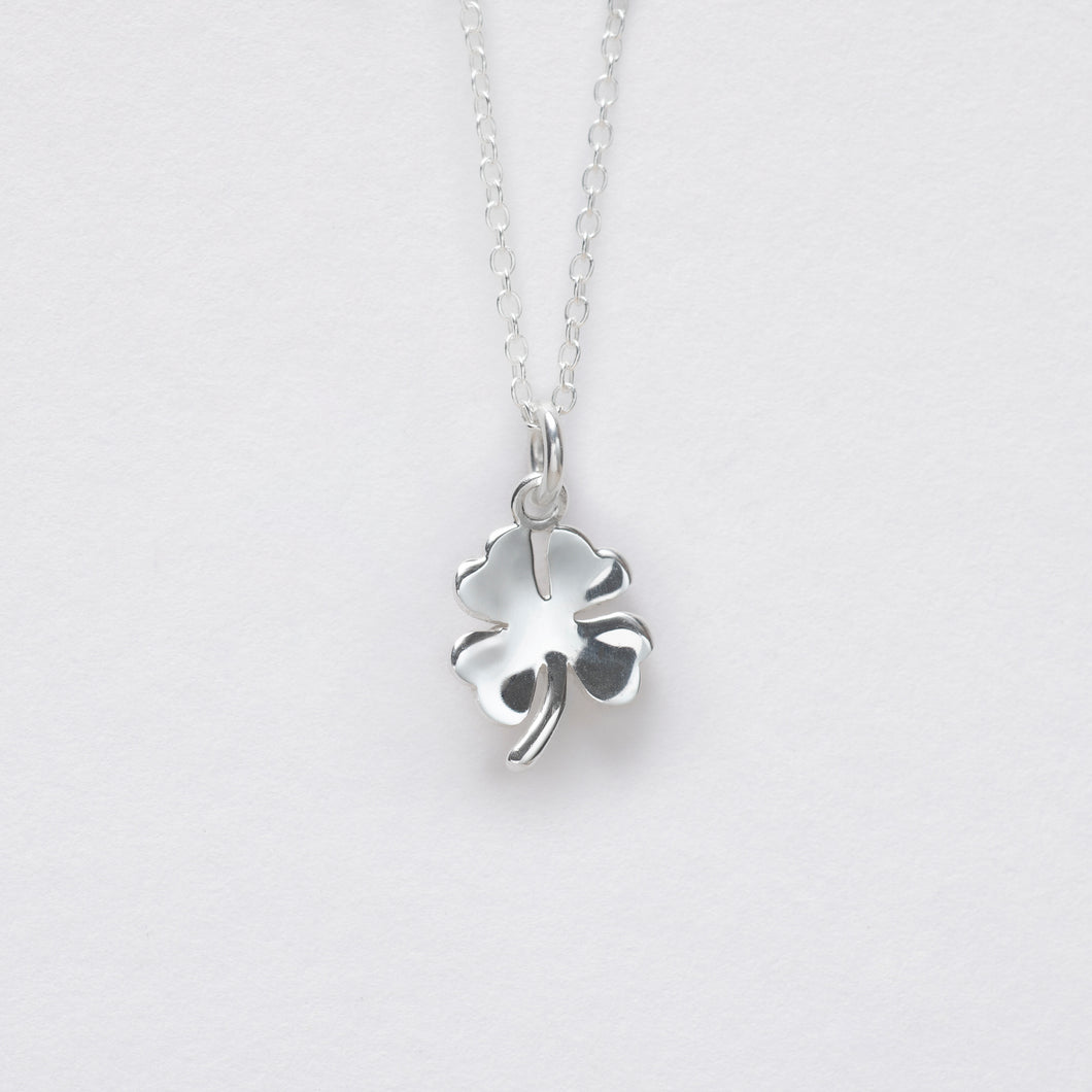 Sterling Silver Clover Pendant Charms & Pendants Crumble and Core   