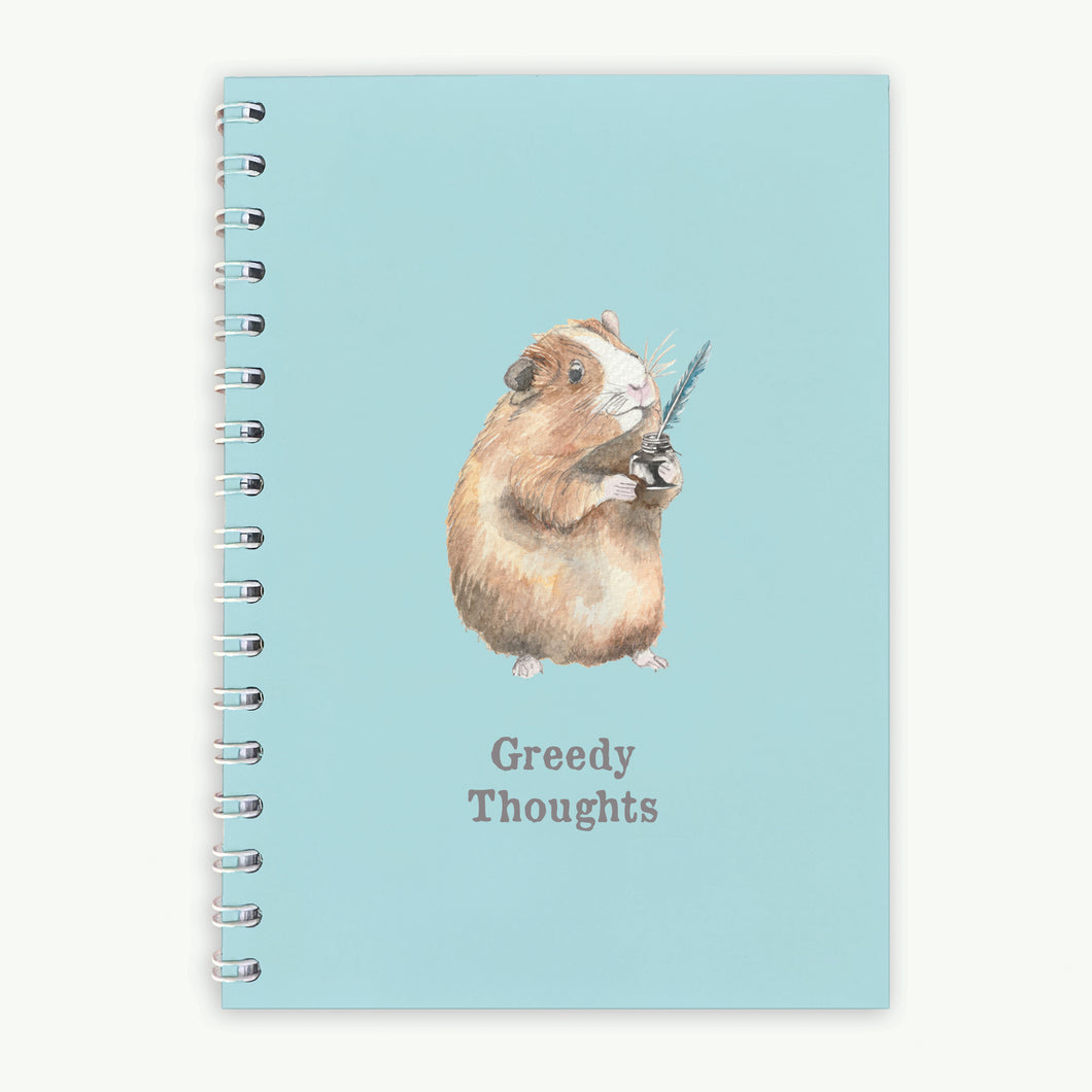 Wire Bound Notebook - Guinea Pig Notebooks & Notepads Crumble and Core A6  