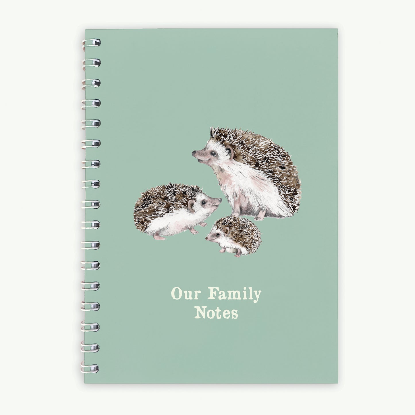 Wire Bound Notebook - Hedgehogs Notebooks & Notepads Crumble and Core A6  