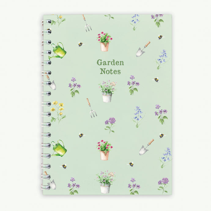 Wire Bound Notebook - Garden Notebooks & Notepads Crumble and Core A6  