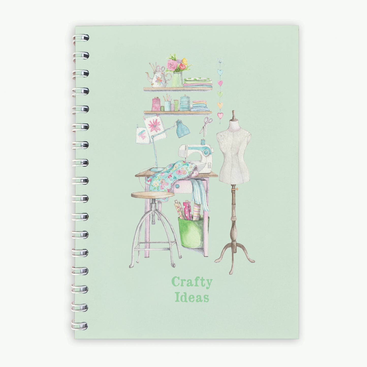Wire Bound Notebook - Craft Notebooks & Notepads Crumble and Core A6  
