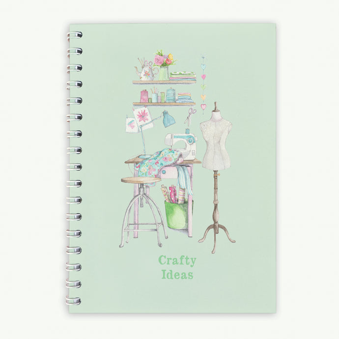 Wire Bound Notebook - Craft Notebooks & Notepads Crumble and Core A6  