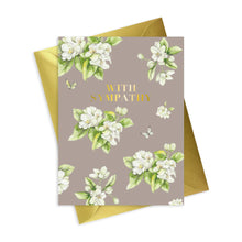 Load image into Gallery viewer, Bright Blooms Foiled With Sympathy Card BB011 Greeting &amp; Note Cards Crumble and Core   
