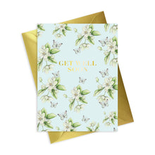 Load image into Gallery viewer, Bright Blooms Foiled Get Well Soon Card Greeting &amp; Note Cards Crumble and Core   
