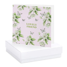 Load image into Gallery viewer, Bright Blooms Lovely Friend Boxed Card with Jewellery BE004
