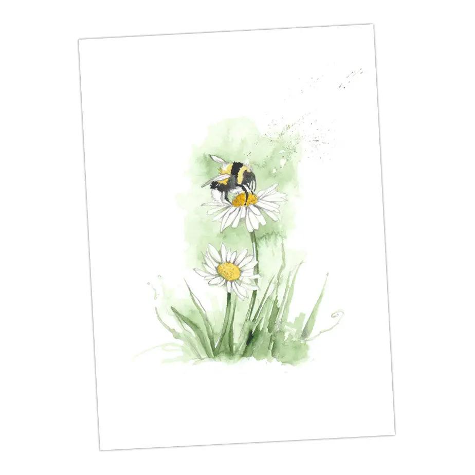 Boxed 'Bumble Bee' pack of assorted A6 cards Greeting & Note Cards Crumble and Core   