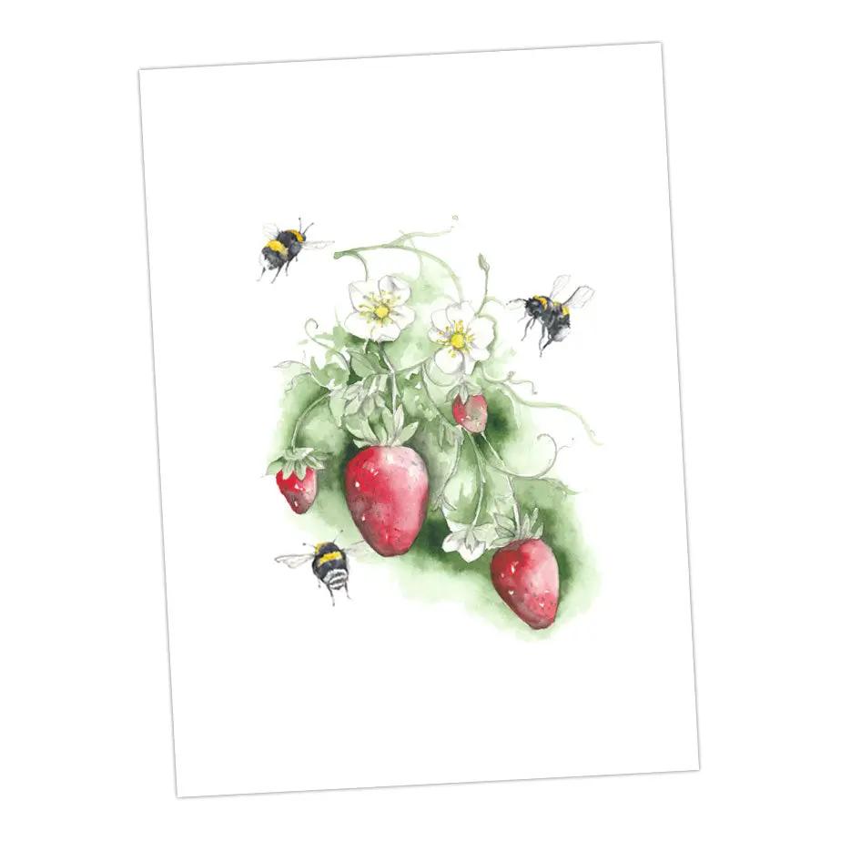 Boxed 'Bumble Bee' pack of assorted A6 cards Greeting & Note Cards Crumble and Core   