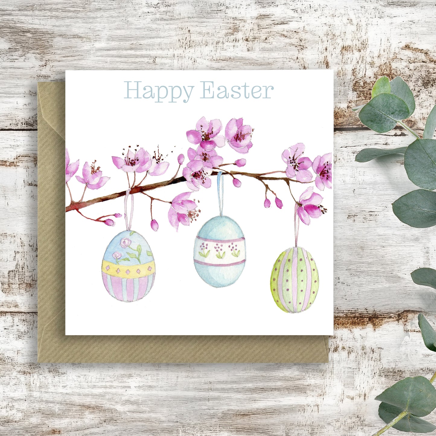 Easter Card - Blossom Greeting Card – Luxury Watercolour Spring Floral Design