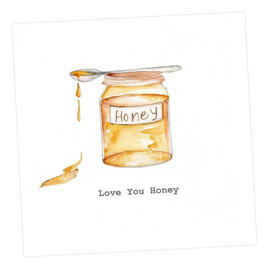 Love you Honey Card Greeting & Note Cards Crumble and Core   