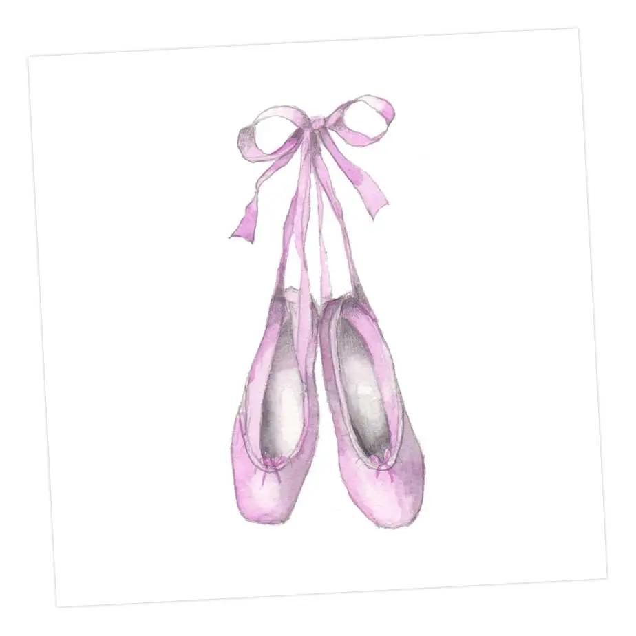 Ballet Shoes Card Greeting & Note Cards Crumble and Core   