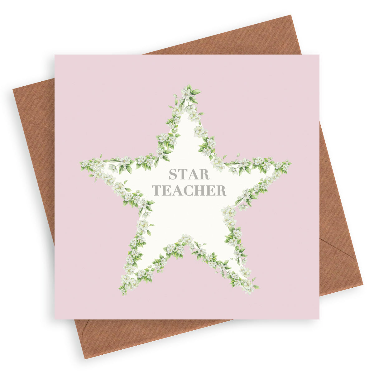 Vintage Sentiments Greeting Card Star Teacher Greeting & Note Cards Crumble and Core   