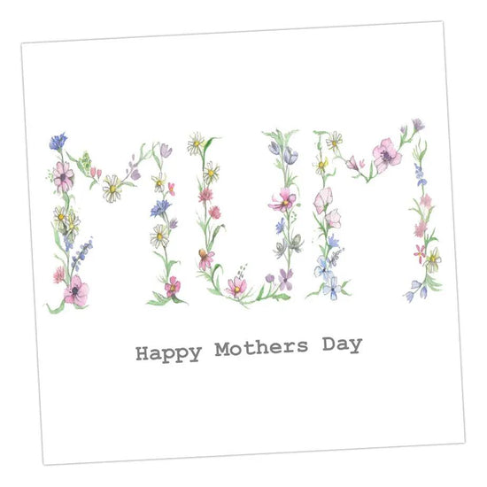 Floral Mum Mother's Day Card Greeting & Note Cards Crumble and Core   