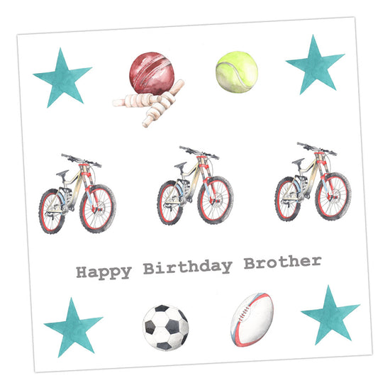 Brother Birthday Greeting Card Greeting & Note Cards Crumble and Core   