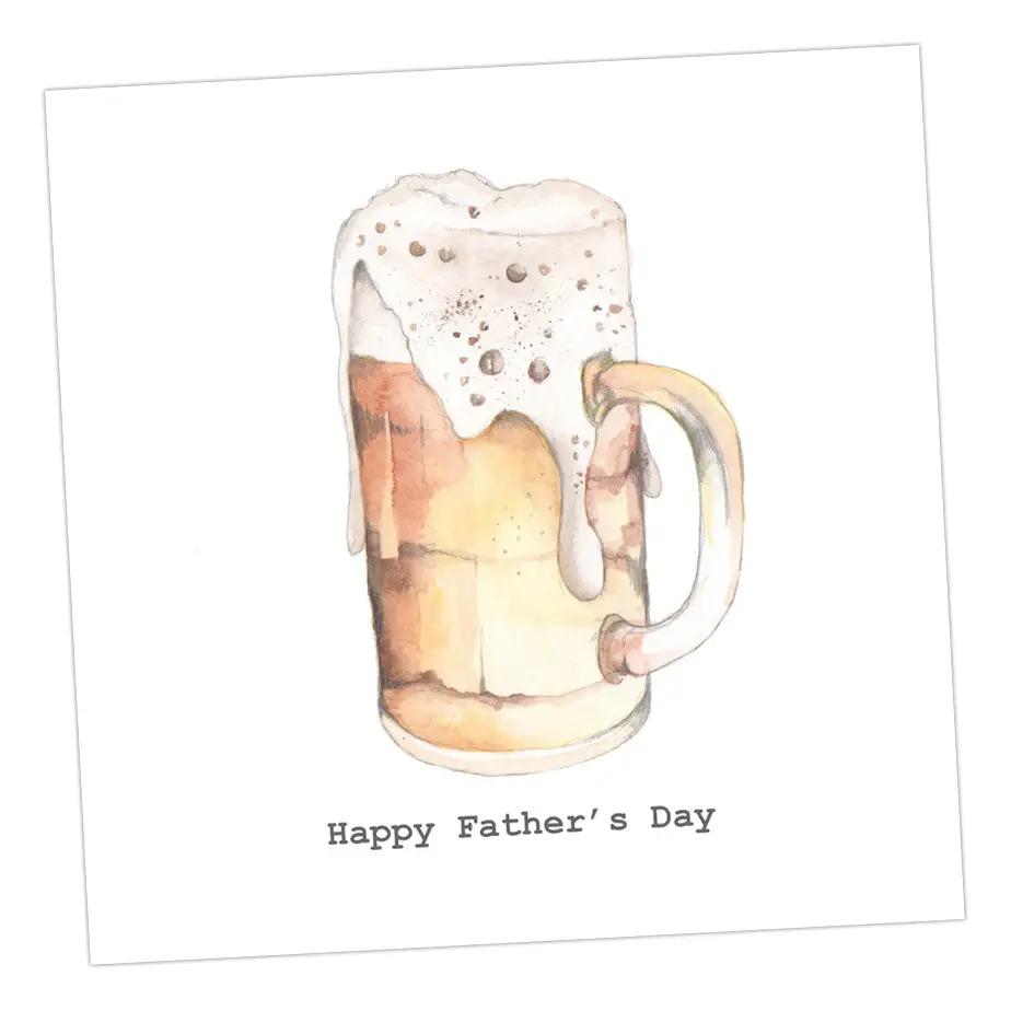 Beer Happy Father's Day Card Greeting & Note Cards Crumble and Core   