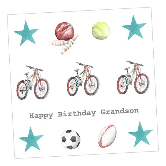 Grandson Sporty Card Greeting & Note Cards Crumble and Core   