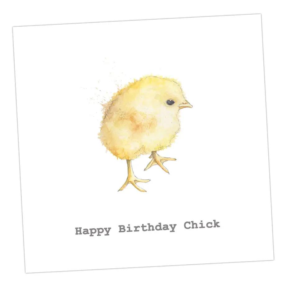 Chick Birthday Card