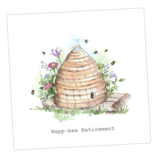 Beehive Retirement Card Greeting & Note Cards Crumble and Core   