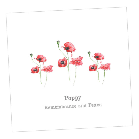 Poppies Card Greeting & Note Cards Crumble and Core   