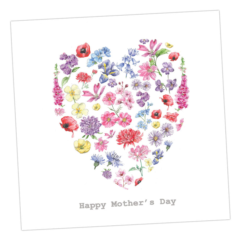 Mother's Day Heart Card Greeting & Note Cards Crumble and Core   