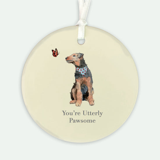 A6 Greeting Card with Ceramic Keepsake - Dog You're Pawsome Greeting & Note Cards Crumble and Core   