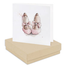 Load image into Gallery viewer, Boxed Party Blank Shoes Earring Card Earrings Crumble and Core Kraft  
