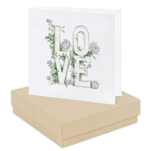 Carica l&#39;immagine nel visualizzatore di Gallery, Boxed Love Letters Earring Card Earrings Crumble and Core Kraft  
