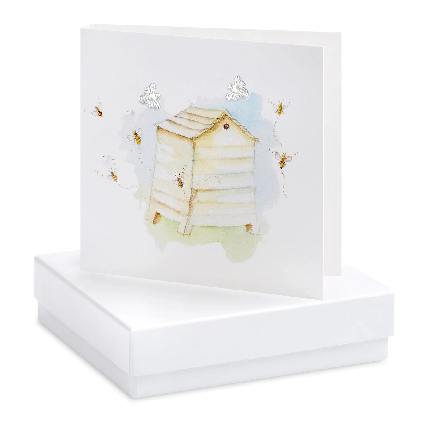 Silver Stud Earrings - Handcrafted Gift Boxed for Her - Crumble and Core