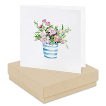 Carica l&#39;immagine nel visualizzatore di Gallery, Boxed Pot of Flowers Earring Card Earrings Crumble and Core Kraft  
