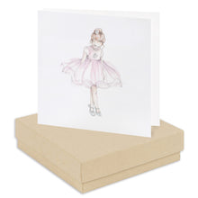 Carica l&#39;immagine nel visualizzatore di Gallery, Boxed Ballerina Earring Card Earrings Crumble and Core Kraft  
