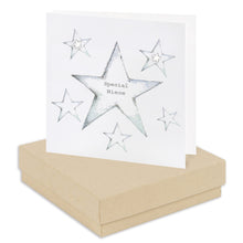 Load image into Gallery viewer, Boxed Earring Card Star Special Niece Earrings Crumble and Core Kraft  
