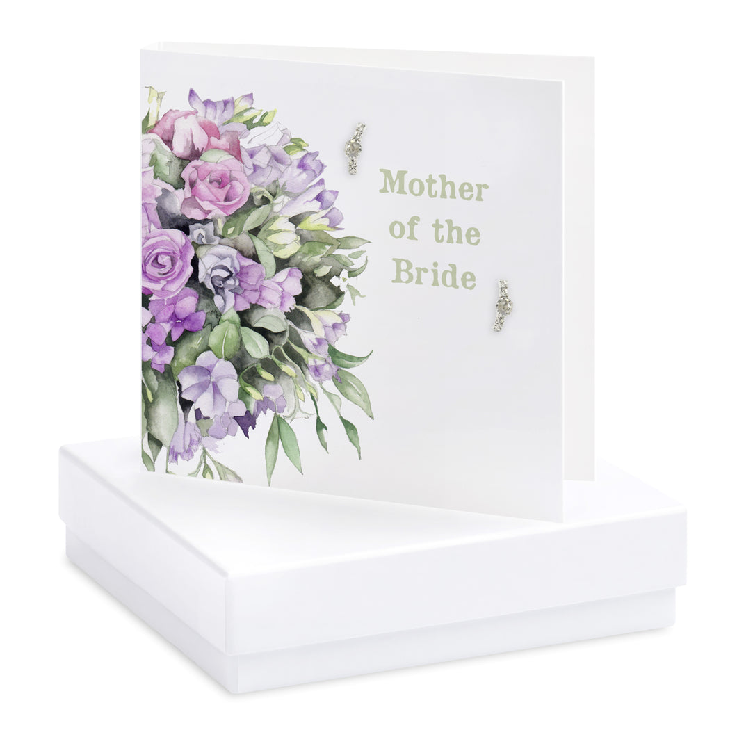 Boxed Bouquet Mother of the Bride Earring Card Earrings Crumble and Core   
