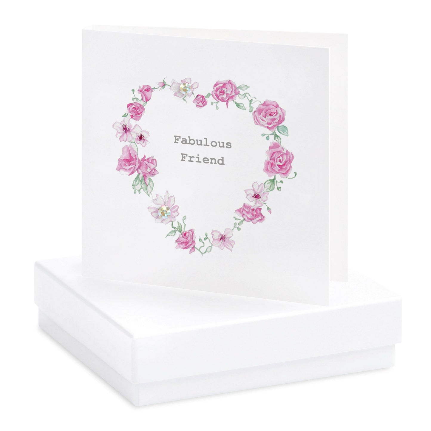 Sterling Silver Heart Stud Earrings Gift Set - Elegant Birthday Present for Her - Crumble and Core