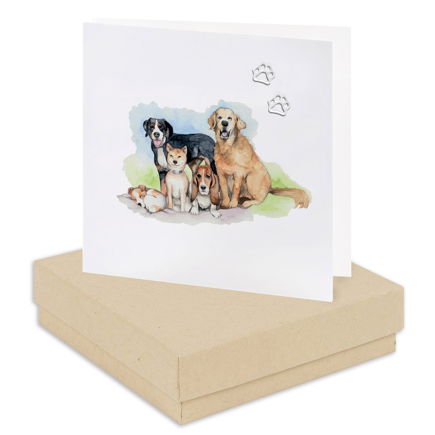Carta con orecchini per cani