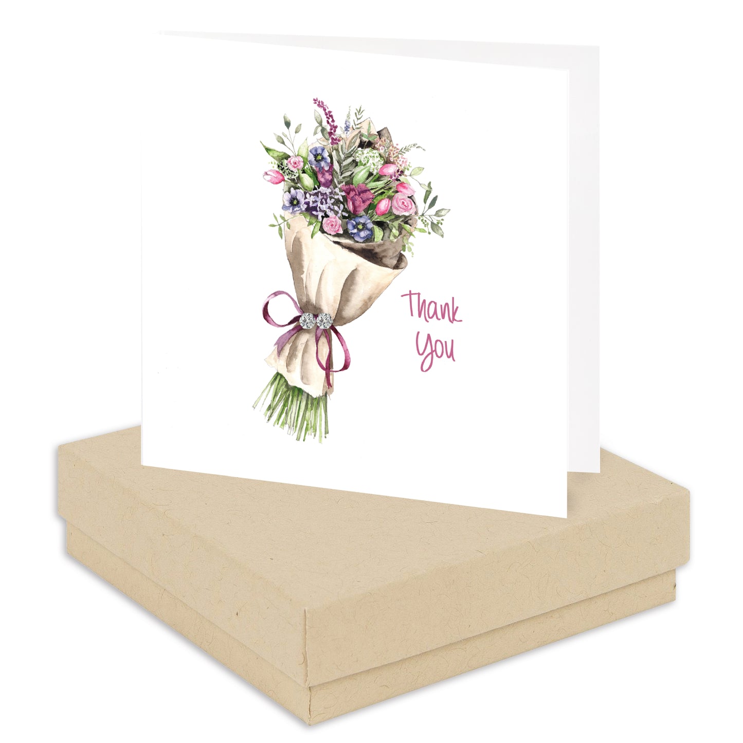 Sterling Silver Studs - Crystal Earrings - Delicate Studs Boxed Thank You Gift