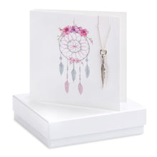 Load image into Gallery viewer, Boxed Dreamcatcher and Necklace Card Necklaces Crumble and Core   
