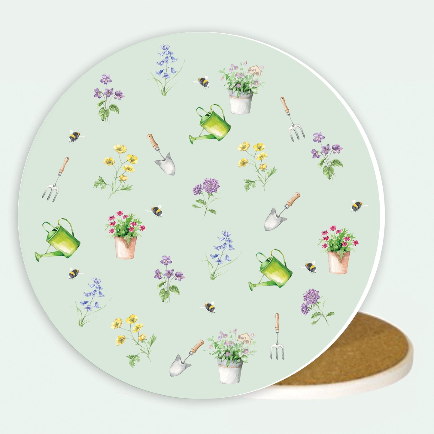 Ceramic Coaster - Gardening Coasters Crumble and Core   