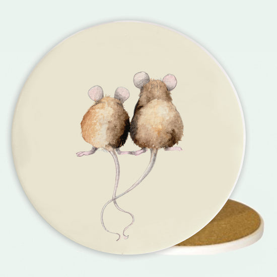 Ceramic Coaster - Mice Coasters Crumble and Core   