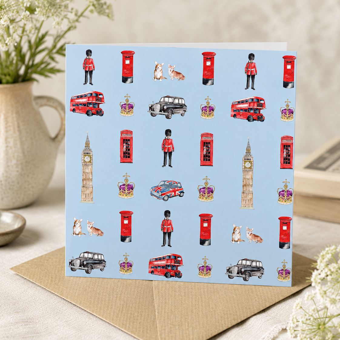 Scotland Greeting Card - Iconic Scottish Landmarks - Blank Card