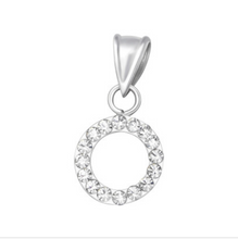 Load image into Gallery viewer, Sterling Silver Jewelled Ring Pendant
