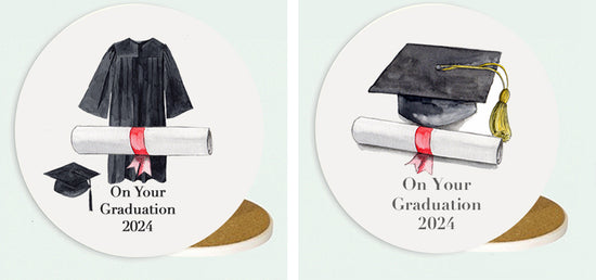 Ceramic Coaster - Graduation Mortar Board