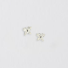 Load image into Gallery viewer, Boxed Silver Earring Card Butterflies Earrings Crumble and Core   
