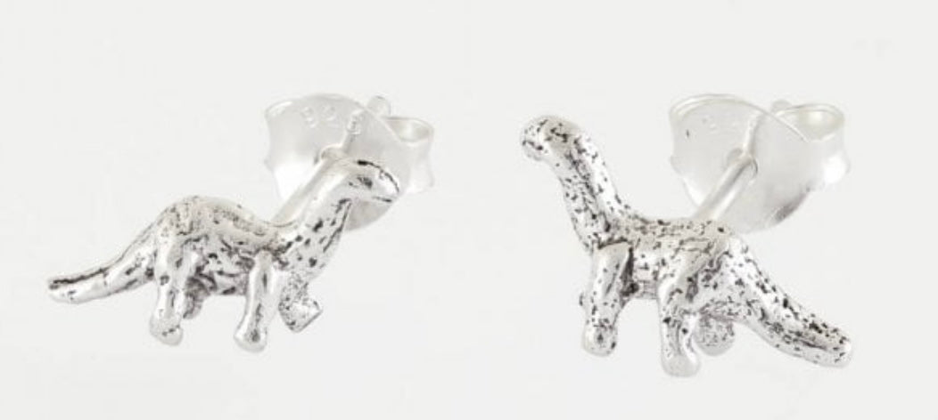 Dinosaur Silver Ear Stud All Products Crumble and Core   