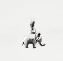 Carica l&#39;immagine nel visualizzatore di Gallery, Sterling Silver Elephant Pendant Charms &amp; Pendants Crumble and Core   
