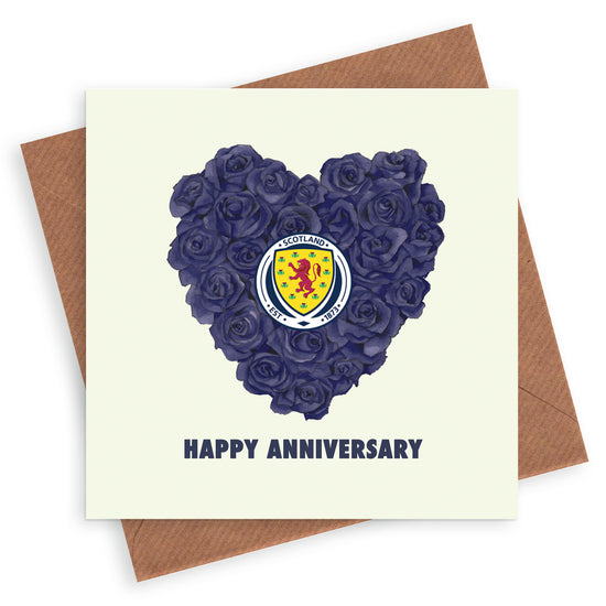 Scotland Football Anniversary Greeting Card