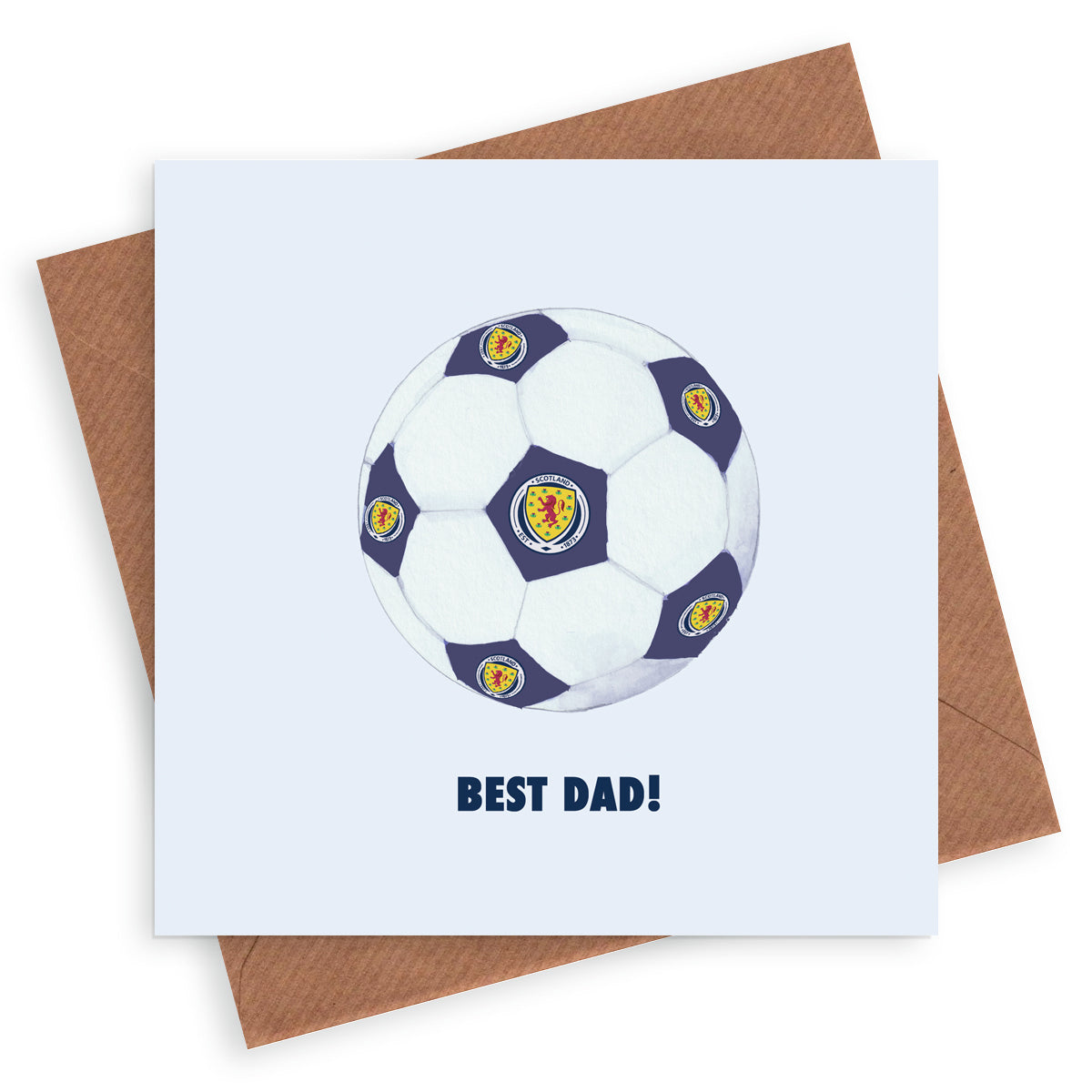Scotland Football Dad Football Greeting Card Greeting & Note Cards Crumble and Core   
