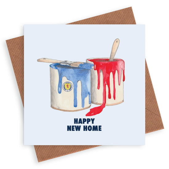 Scotland Football New Home Greeting Card Greeting & Note Cards Crumble and Core   