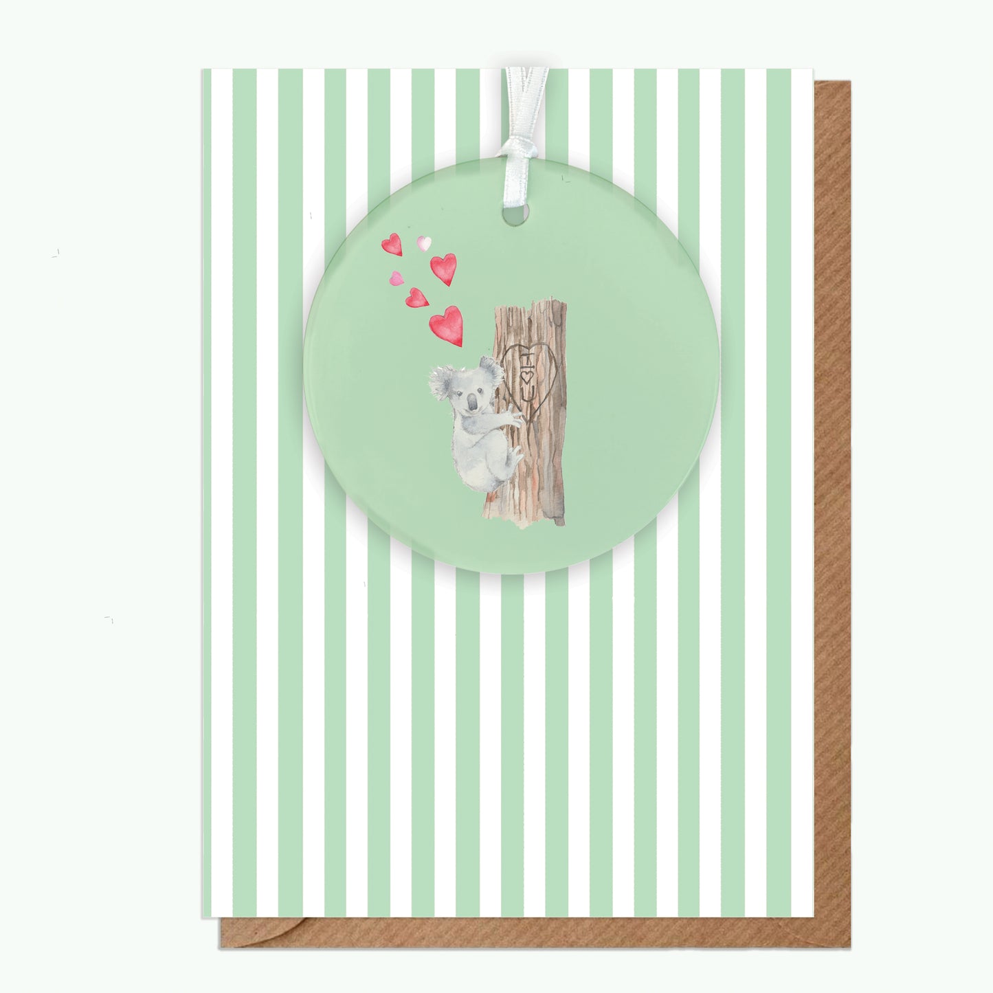 A6 Greeting Card with Ceramic Keepsake - Koala Love You Greeting & Note Cards Crumble and Core   