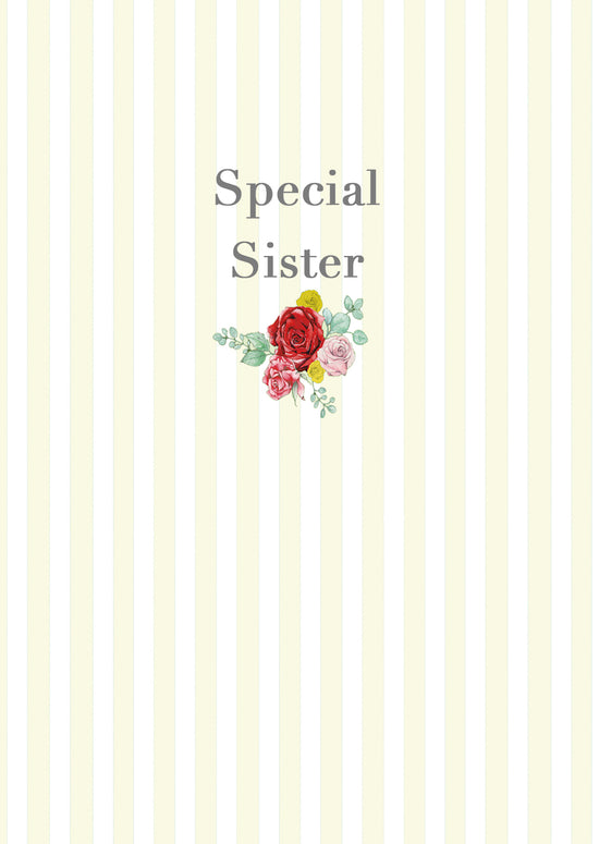 A6 Greeting Card with Ceramic Keepsake - Rose Green Sister Greeting & Note Cards Crumble and Core   