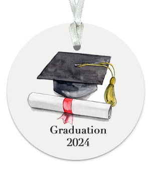 A6 Greeting Card with Ceramic Keepsake - Graduation Greeting & Note Cards Crumble and Core   