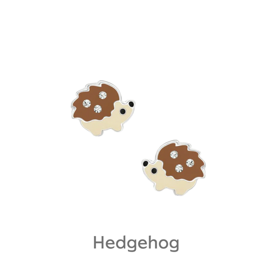 Boxed Happy Birthday Guinea Pig Silver Earring Card Earrings Crumble and Core   